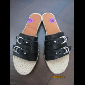 rag & bone Jules Espadrille Slide Sandals Size 8